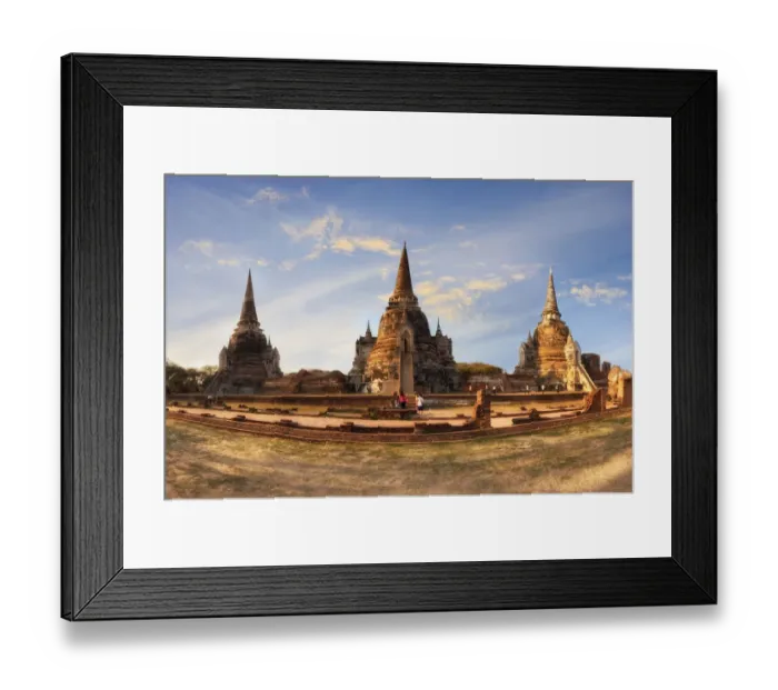 Framed Print : Asian religious architecture. Ancient Buddhist pagoda ruins at Wat Phra Sri Sanphet temple. Ayutthaya, Thailand travel landscape and destinations Framed Print : Asian religious architecture. Ancient Buddhist pagoda ruins at Wat Phra Sri Sanphet temple. Ayutthaya, Thailand travel landscape and destinations