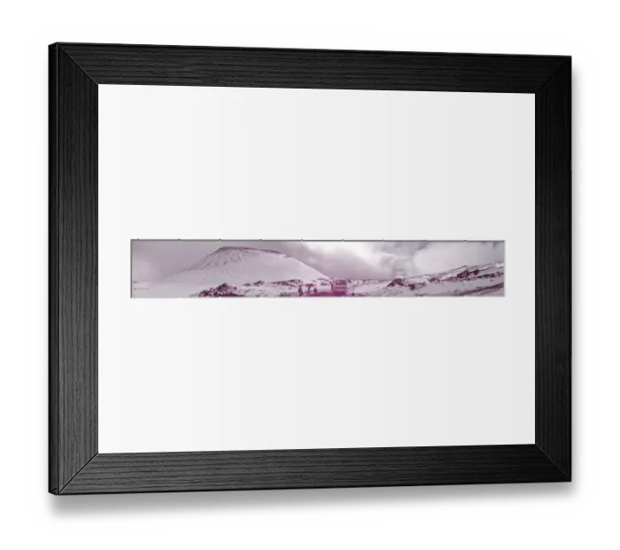 Framed Print : Panoramic view, Mount Etna between clouds and snow Framed Print : Panoramic view, Mount Etna between clouds and snow
