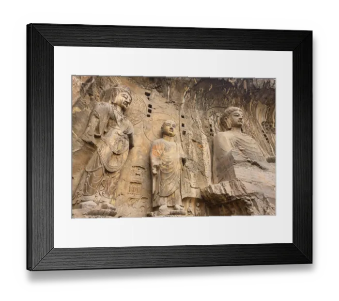 Framed Print : longmen grottoes Framed Print : longmen grottoes
