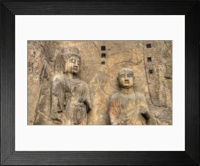 Framed Print : longmen grottoes Framed Print : longmen grottoes