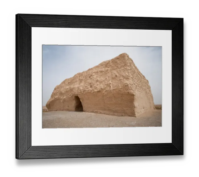 Framed Print : Ruins of the great wall, DunHuang, GanSu, China Framed Print : Ruins of the great wall, DunHuang, GanSu, China