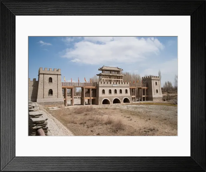 Framed Print : JiaYuGuan fort, GanSu, China Framed Print : JiaYuGuan fort, GanSu, China