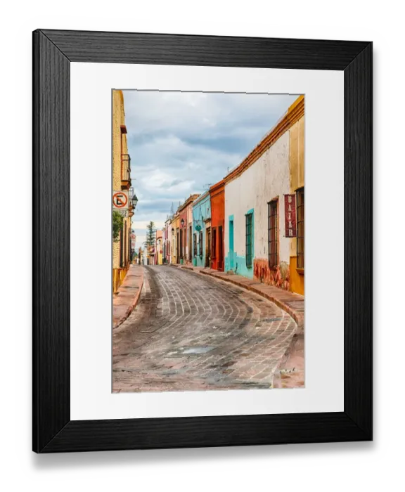 Framed Print : Streets of downtown Queretaro, Mexico Framed Print : Streets of downtown Queretaro, Mexico
