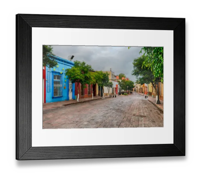 Framed Print : Streets of downtown Queretaro, Mexico Framed Print : Streets of downtown Queretaro, Mexico
