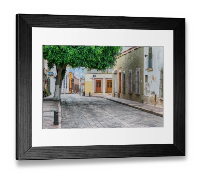 Framed Print : Streets of downtown Queretaro, Mexico Framed Print : Streets of downtown Queretaro, Mexico