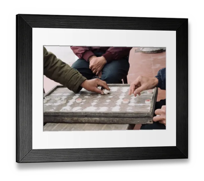 Framed Print : Vietnamese game Framed Print : Vietnamese game