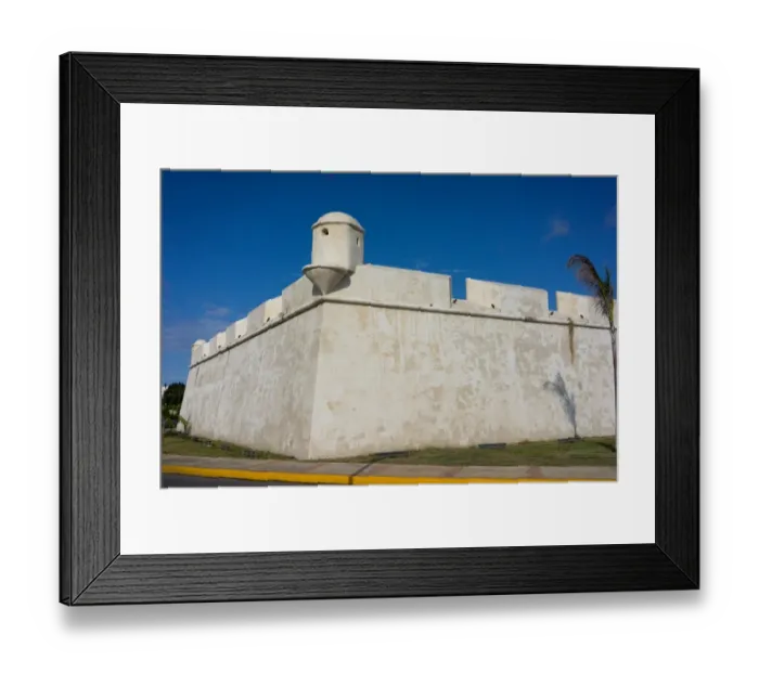 Framed Print : Baluarte de Santa Rosa, Campeche Framed Print : Baluarte de Santa Rosa, Campeche