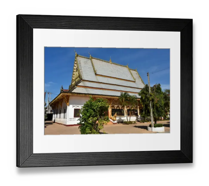 Framed Print : Wat Luang Pakse Laos Framed Print : Wat Luang Pakse Laos