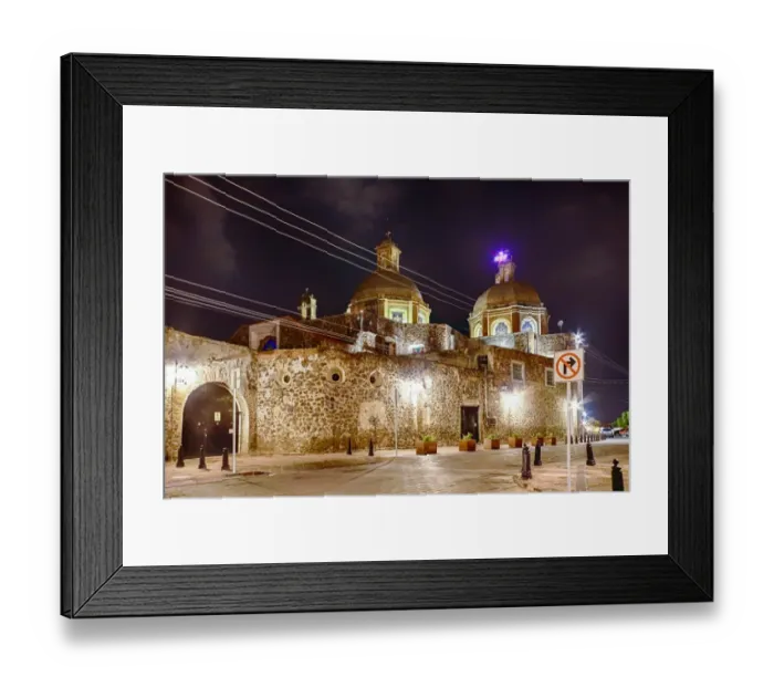 Framed Print : Templo de la Santa Cruz (Temple of the Holy Cross) - Queretaro, Mexico Framed Print : Templo de la Santa Cruz (Temple of the Holy Cross) - Queretaro, Mexico