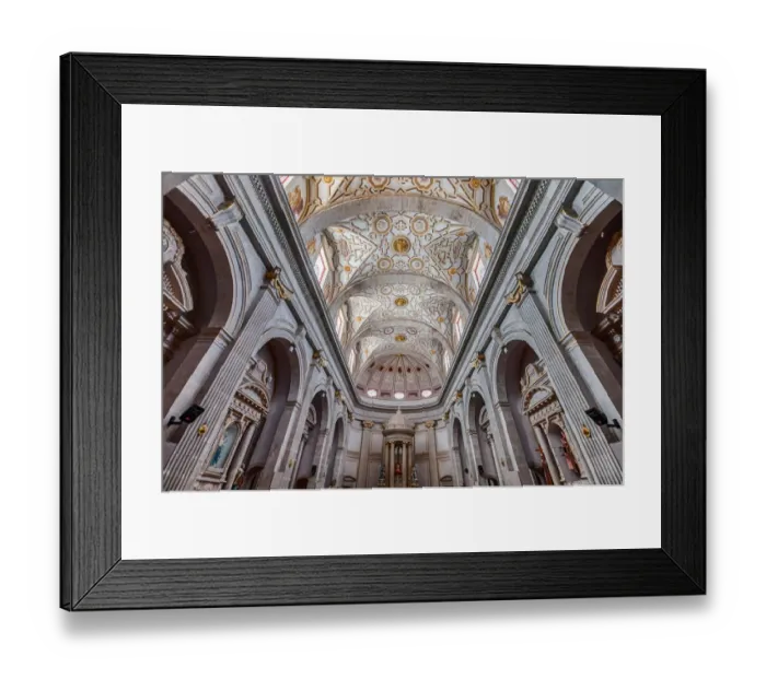 Framed Print : Templo de Teresitas (Teresitas church) - Queretaro, Mexico