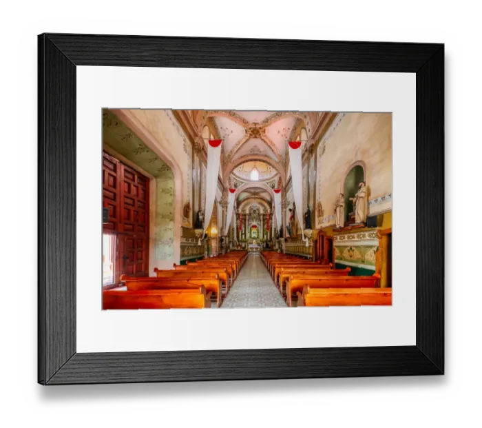 Framed Print : Parroquia de Santiago (Santiago Parish) - Queretaro, Mexico Framed Print : Parroquia de Santiago (Santiago Parish) - Queretaro, Mexico