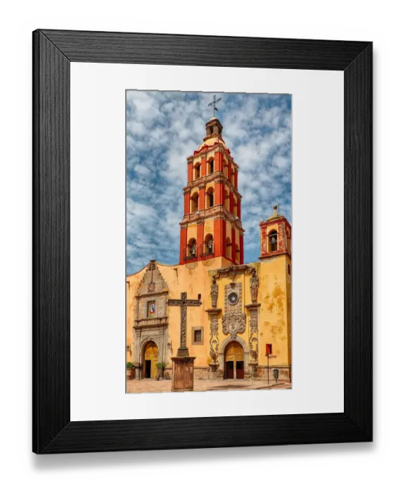 Framed Print : Templo de Santo Domingo (Santo Domingo church) - Queretaro, Mexico Framed Print : Templo de Santo Domingo (Santo Domingo church) - Queretaro, Mexico