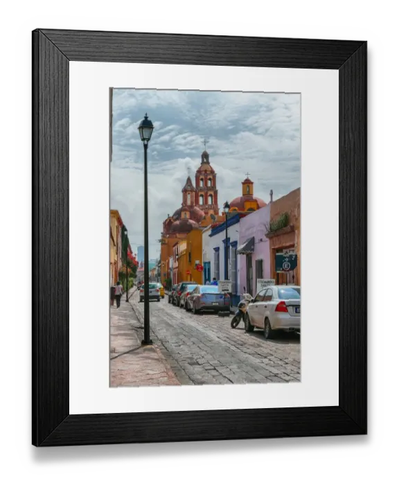 Framed Print : Templo de Santo Domingo (Santo Domingo church) - Queretaro, Mexico Framed Print : Templo de Santo Domingo (Santo Domingo church) - Queretaro, Mexico