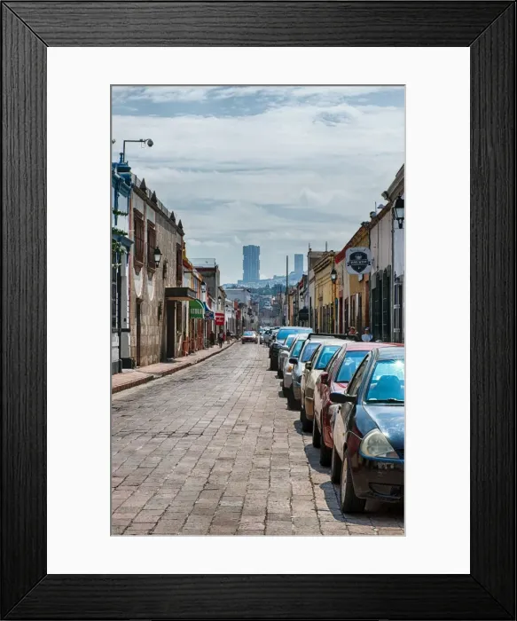 Framed Print : The Old vs. the New in Queretaro, Mexico Framed Print : The Old vs. the New in Queretaro, Mexico