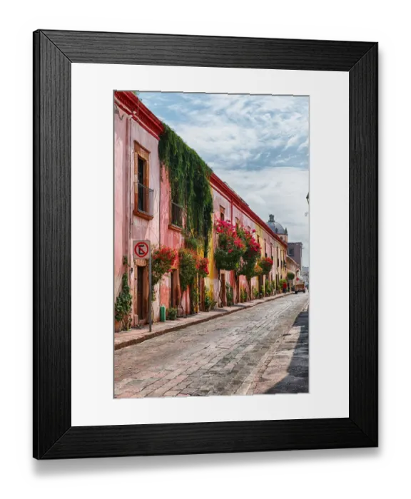 Framed Print : The streets of downtown Queretaro, Mexico Framed Print : The streets of downtown Queretaro, Mexico