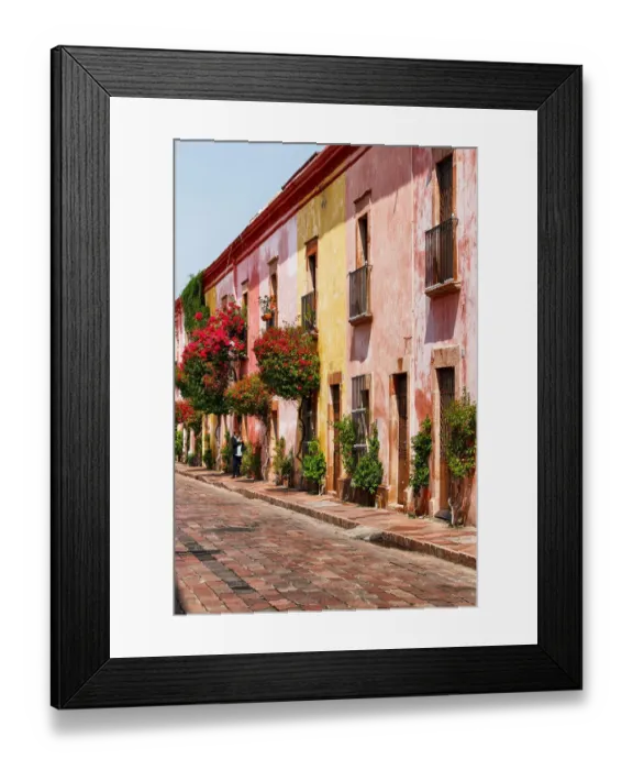 Framed Print : The streets of downtown Queretaro, Mexico Framed Print : The streets of downtown Queretaro, Mexico