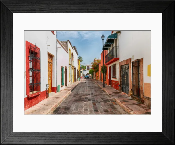 Framed Print : The streets of downtown Queretaro, Mexico Framed Print : The streets of downtown Queretaro, Mexico