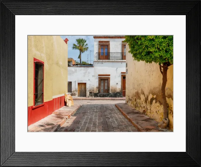 Framed Print : The streets of downtown Queretaro, Mexico Framed Print : The streets of downtown Queretaro, Mexico