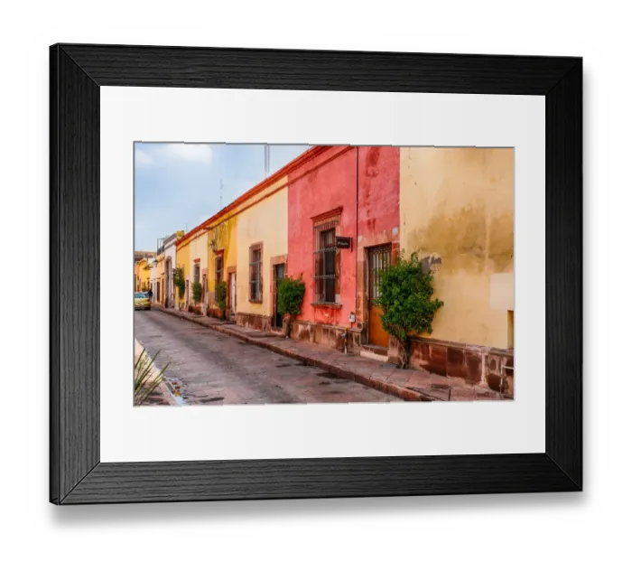 Framed Print : The streets of downtown Queretaro, Mexico Framed Print : The streets of downtown Queretaro, Mexico