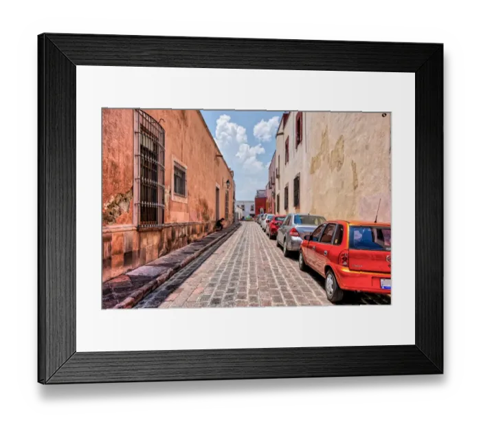 Framed Print : The streets of downtown Queretaro, Mexico Framed Print : The streets of downtown Queretaro, Mexico