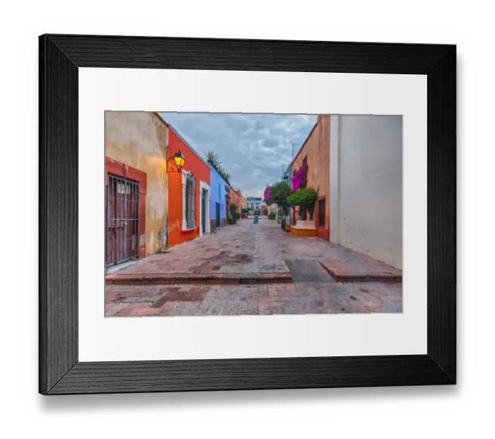 Framed Print : Liberty walkway in Queretaro, Mexico Framed Print : Liberty walkway in Queretaro, Mexico