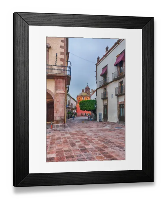 Framed Print : The streets of Queretaro, Mexico Framed Print : The streets of Queretaro, Mexico