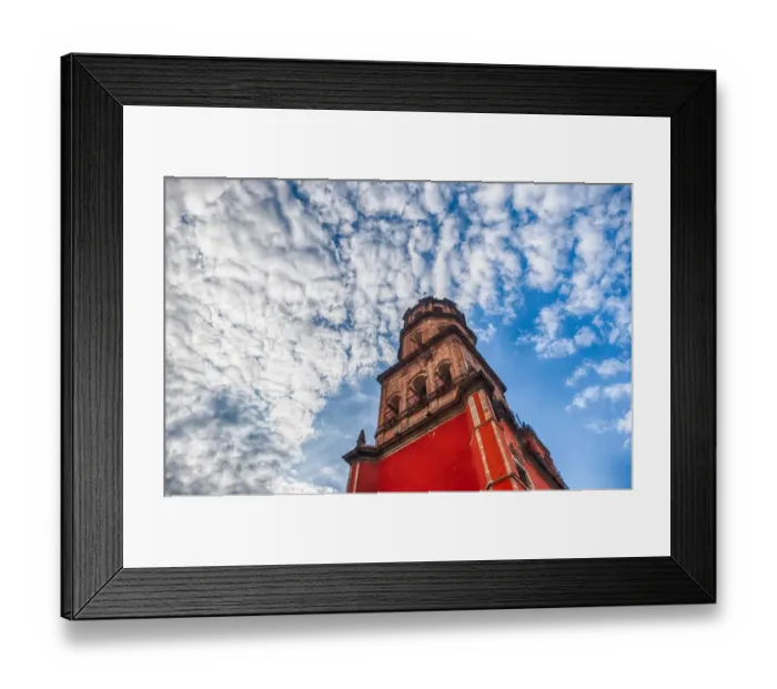Framed Print : Templo San Francisco ( San Francisco Temple ) - Queretaro, Mexico