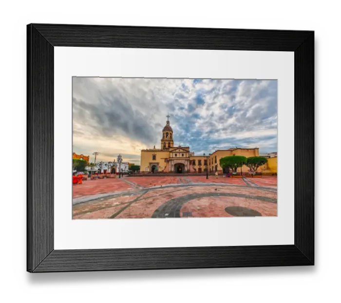 Framed Print : Templo de la Santa Cruz ( Temple of the Holy Cross ) - Queretaro, Mexico Framed Print : Templo de la Santa Cruz ( Temple of the Holy Cross ) - Queretaro, Mexico