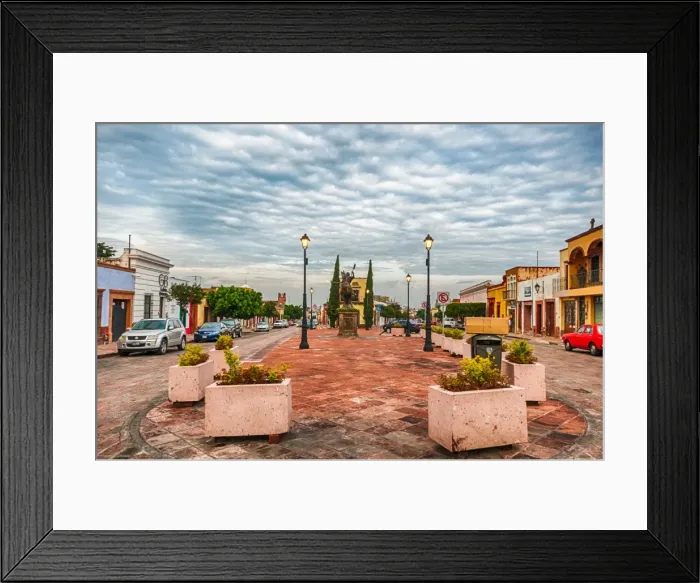 Framed Print : The streets of Queretaro, Mexico Framed Print : The streets of Queretaro, Mexico
