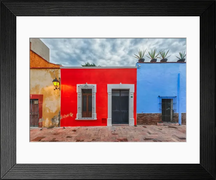 Framed Print : Liberty walkway in Queretaro, Mexico Framed Print : Liberty walkway in Queretaro, Mexico