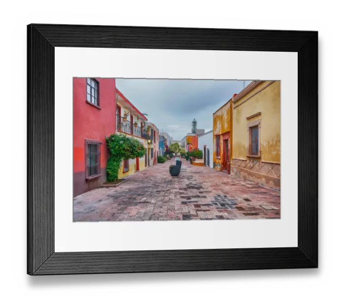 Framed Print : Liberty walkway in Queretaro, Mexico