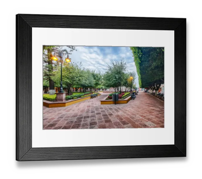 Framed Print : Plaza de Armas - Queretaro, Mexico Framed Print : Plaza de Armas - Queretaro, Mexico