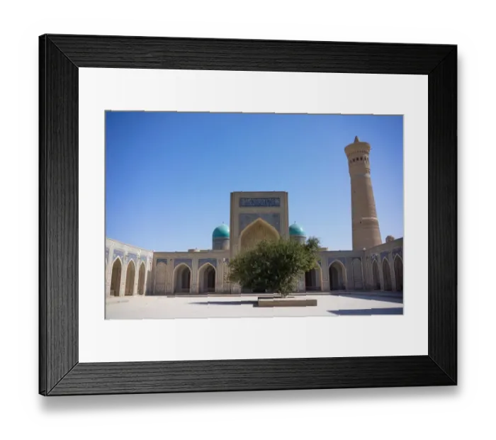 Framed Print : Kalon mosque and minaret, Bukhara Framed Print : Kalon mosque and minaret, Bukhara