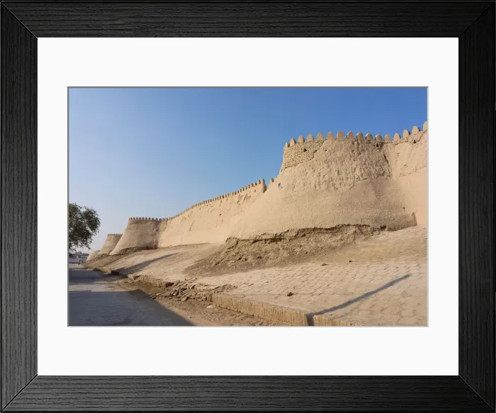 Framed Print : City walls, Khiva Framed Print : City walls, Khiva