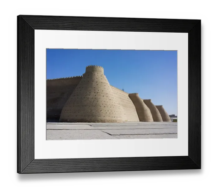 Framed Print : Walls of Ark castle, Bukhara Framed Print : Walls of Ark castle, Bukhara