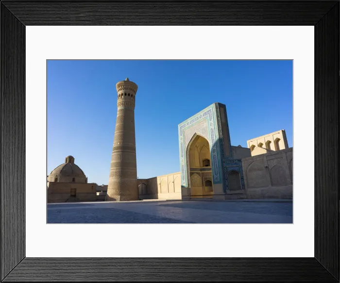 Framed Print : Kalon mosque and minaret, Bukhara Framed Print : Kalon mosque and minaret, Bukhara