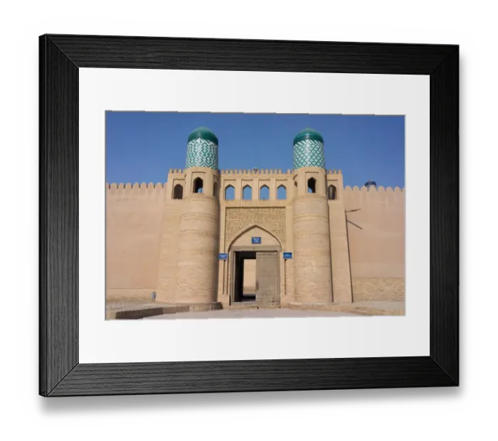 Framed Print : Entrance of Kuhna Ark fortress, Khiva Framed Print : Entrance of Kuhna Ark fortress, Khiva