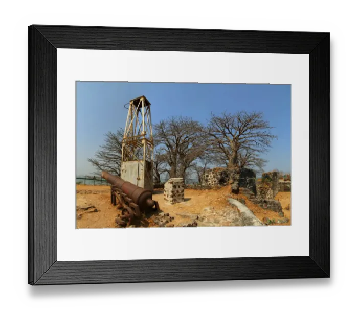 Framed Print : James island (Kunta Kinte Island, Unesco world heritage), the Gambia Framed Print : James island (Kunta Kinte Island, Unesco world heritage), the Gambia