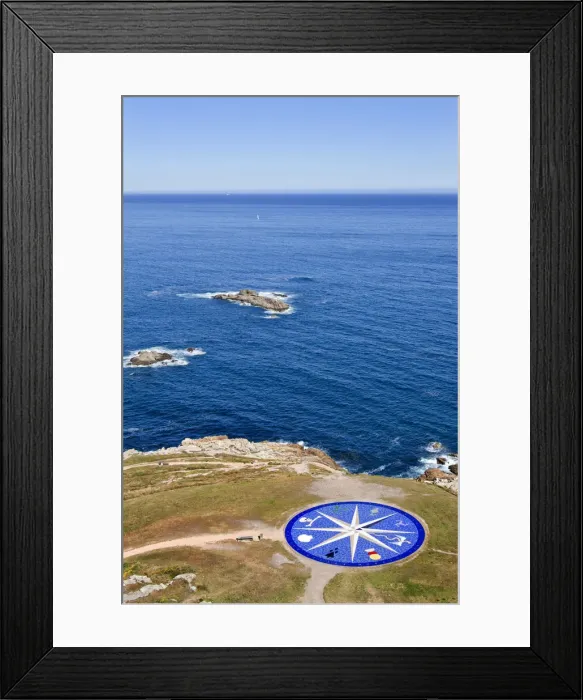 Framed Print : Atlantic Ocean view from the Tower of Hercules, A CoruAna (Galicia, Spain) Framed Print : Atlantic Ocean view from the Tower of Hercules, A CoruAna (Galicia, Spain)