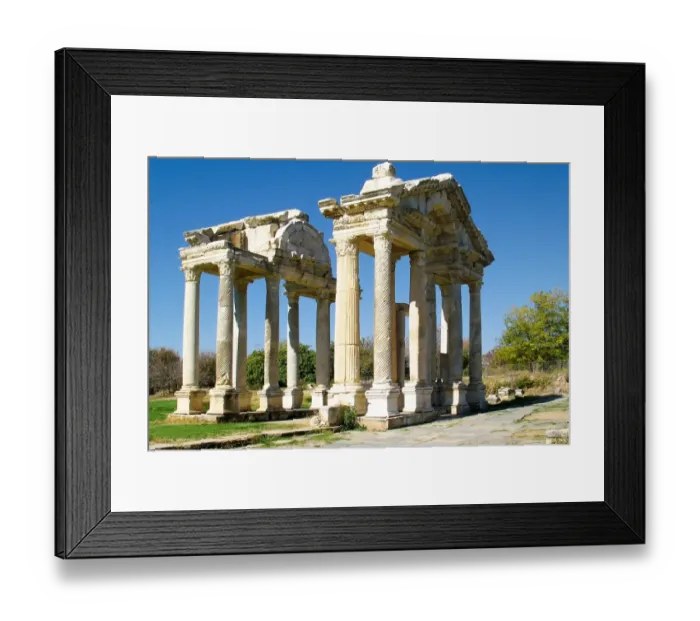 Framed Print : The monumental gateway, Aphrodisias, Turkey Framed Print : The monumental gateway, Aphrodisias, Turkey