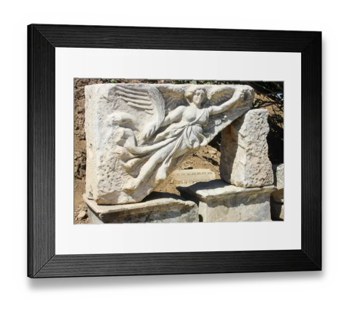 Framed Print : Statue of the goddess Nike, Ephesus, Turkey Framed Print : Statue of the goddess Nike, Ephesus, Turkey
