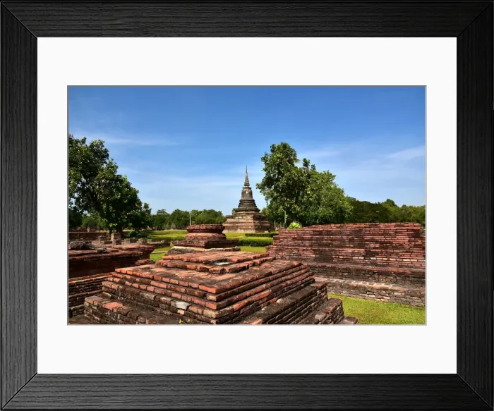 Framed Print : wat mahathat Sukhothai Thailand, Asia Framed Print : wat mahathat Sukhothai Thailand, Asia