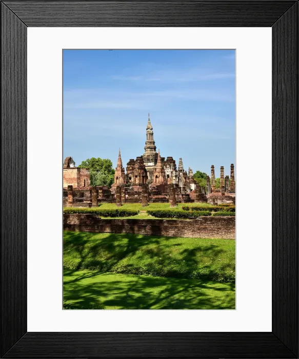 Framed Print : wat mahathat Sukhothai Thailand, Asia Framed Print : wat mahathat Sukhothai Thailand, Asia