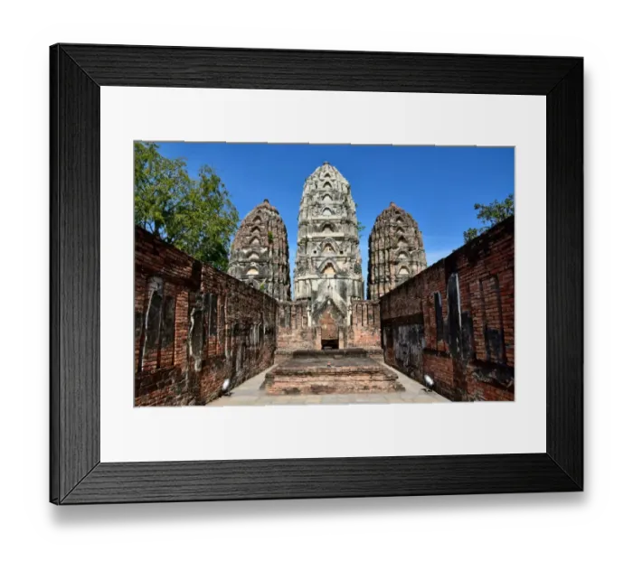 Framed Print : Wat Si Sawai UNESCO temple Sukhothai Thailand, Asia Framed Print : Wat Si Sawai UNESCO temple Sukhothai Thailand, Asia