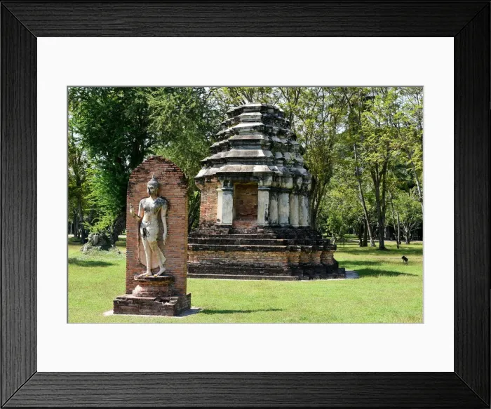 Framed Print : Sukhothai temple Thailand, Asia
