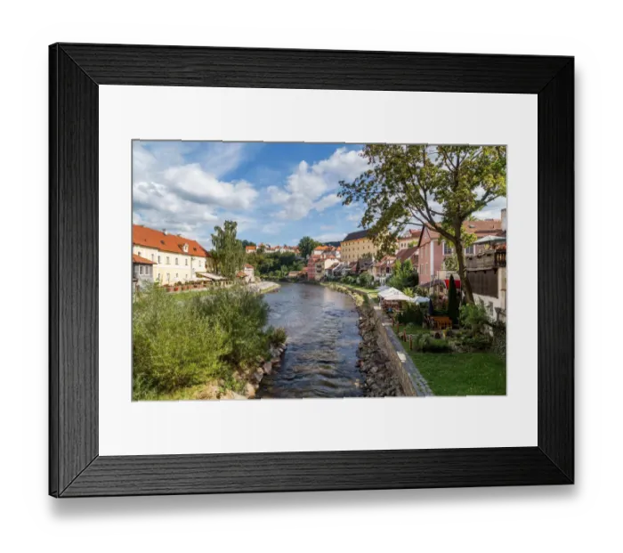 Framed Print : Cesky Krumlov city view, Czech Republic Framed Print : Cesky Krumlov city view, Czech Republic