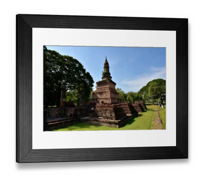 Framed Print : historic site Wat Mahathat temple Sukhothai Thailand, Asia Framed Print : historic site Wat Mahathat temple Sukhothai Thailand, Asia