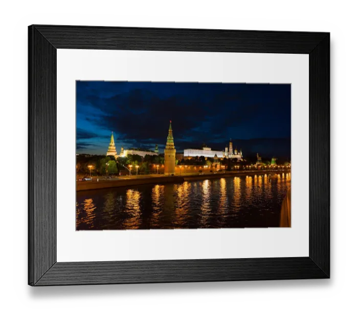 Framed Print : Moscow Kremlin at night Framed Print : Moscow Kremlin at night
