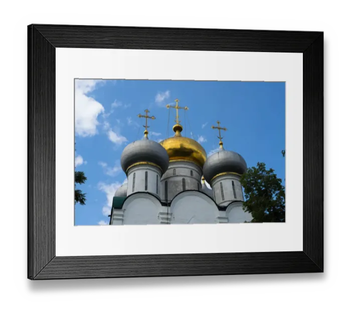 Framed Print : Cathedral of Our Lady of Smolensk, Novodevichy convent, Moscow