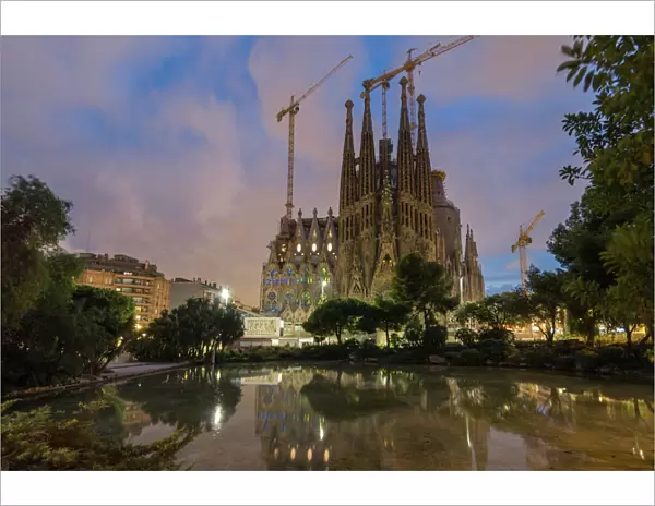 Sagrada Familia in Barcelona, Catalonia, Spain